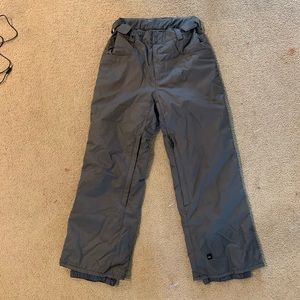 Kids quicksilver ski snow pants size large